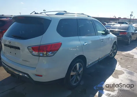 2013 Nissan Pathfinder Platinum z USA, uszkodzony, nr VIN 5N1AR2MN7DC615608